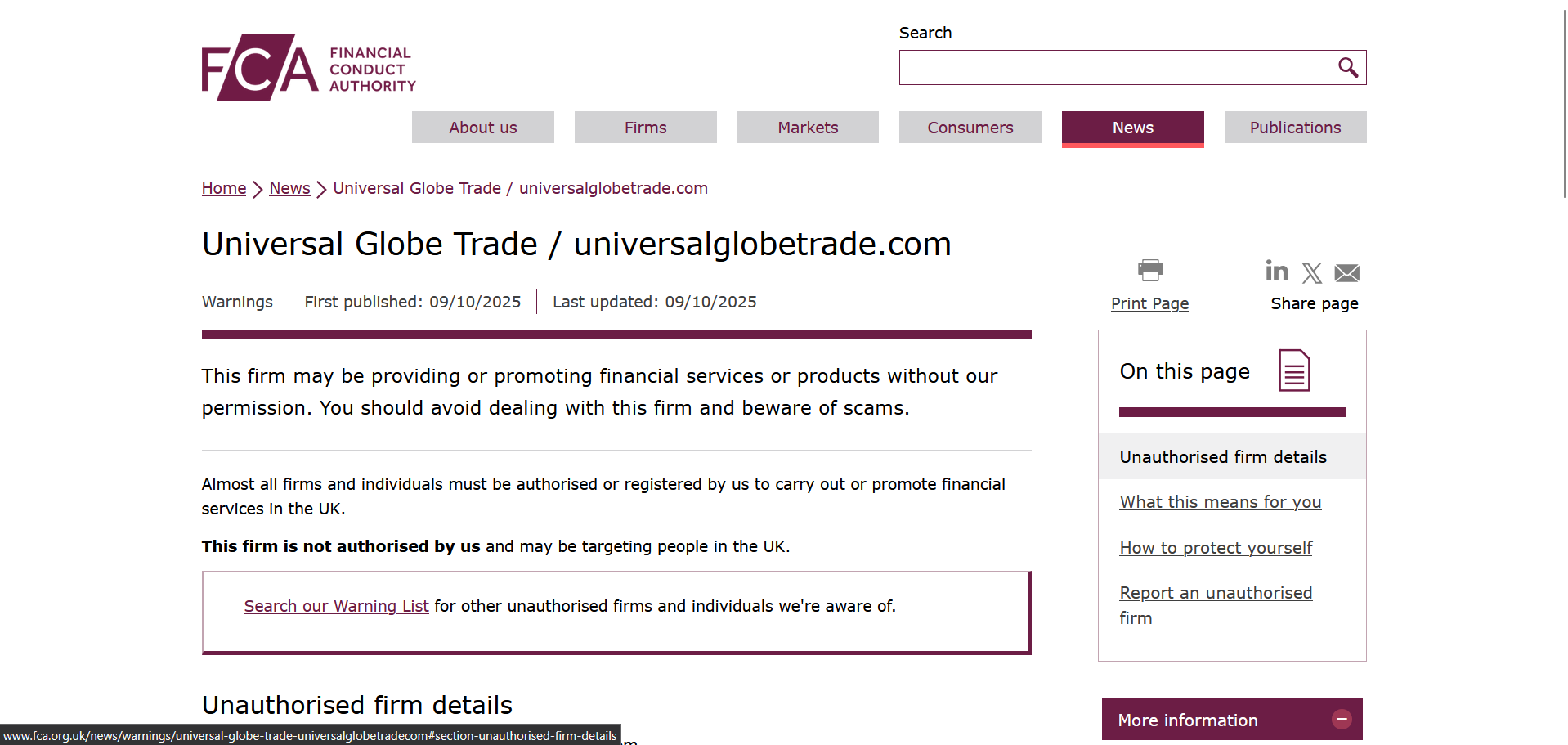 is Universal Globe Trade legit?