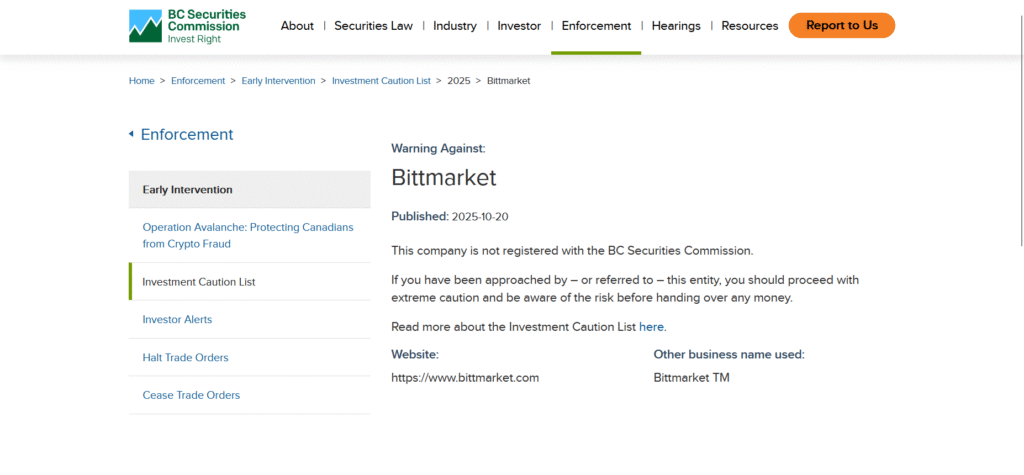 Bittmarket Scam reviews